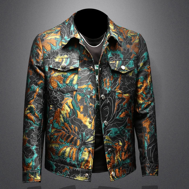 Luxury Embroidery Jacquard Jacket
