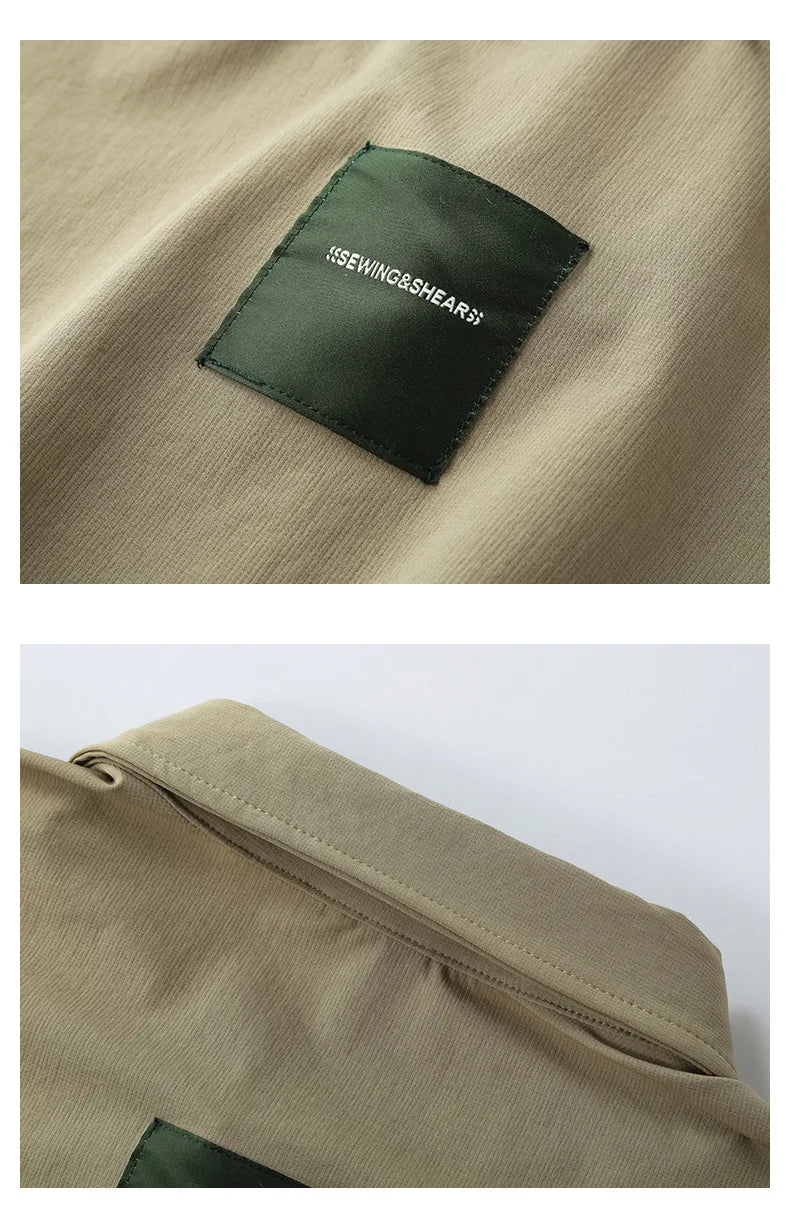 Patchwork Pullover Casual Polo Shirt