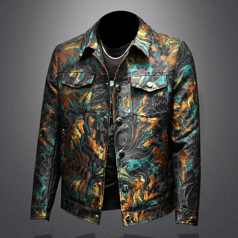Luxury Embroidery Jacquard Jacket