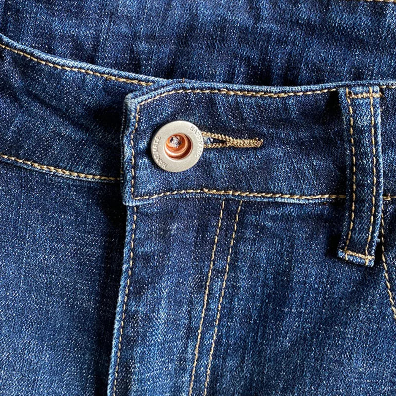 Half Side Embroidery Pattern Jeans