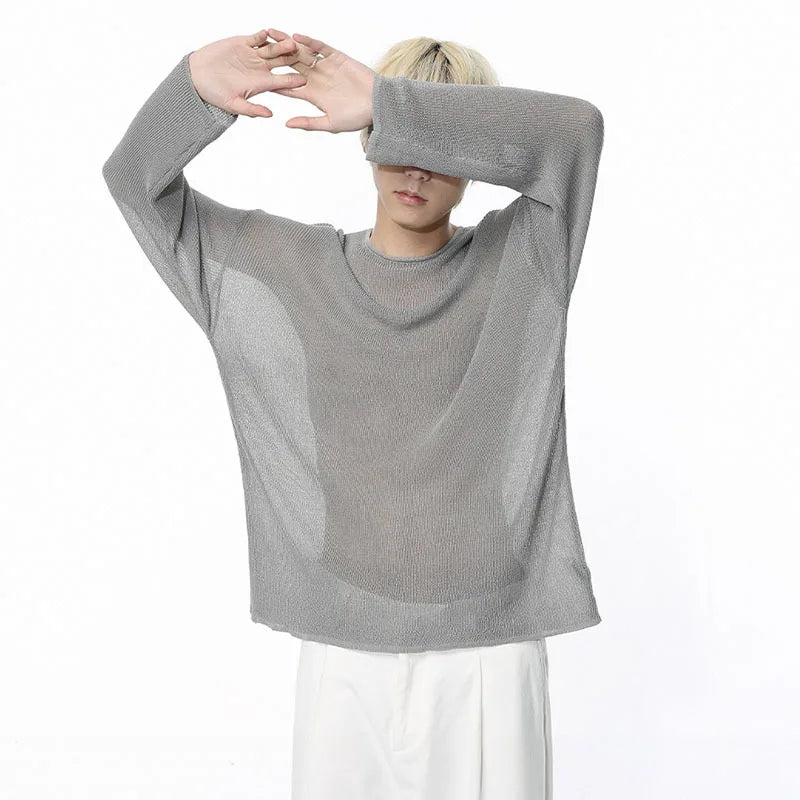 Solid Summer Long Sleeve T-Shirt