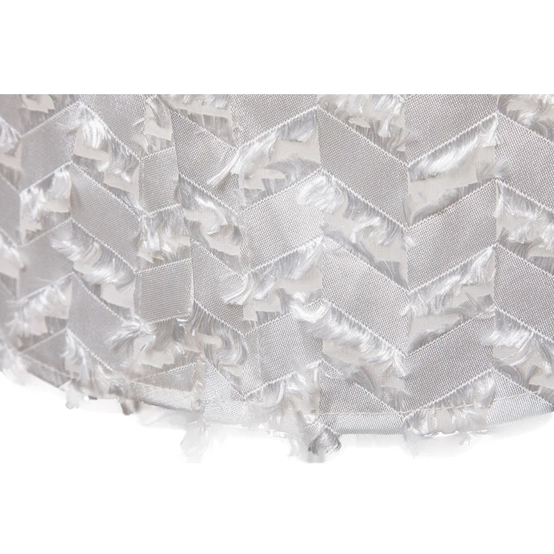 Geometric Pattern Feather Solid Shirt