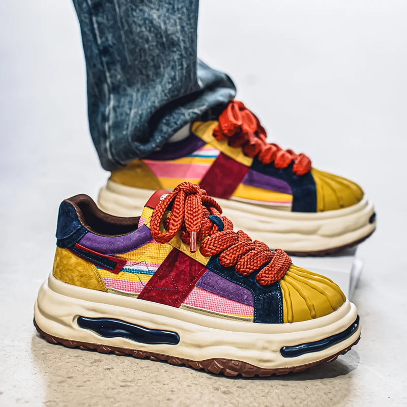 Thick Bottom Breathable Mesh Sneakers