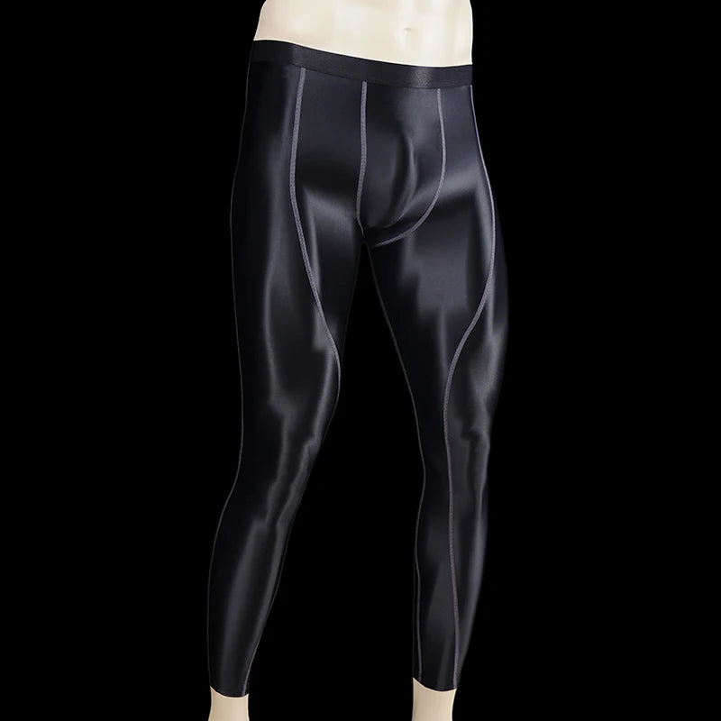 Glossy Smooth High Elasticity Leggings