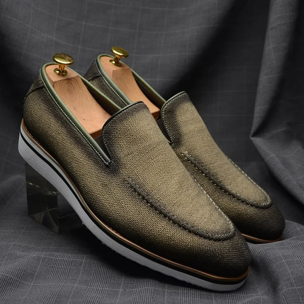 Casual Denim Cloth Men's Loafers