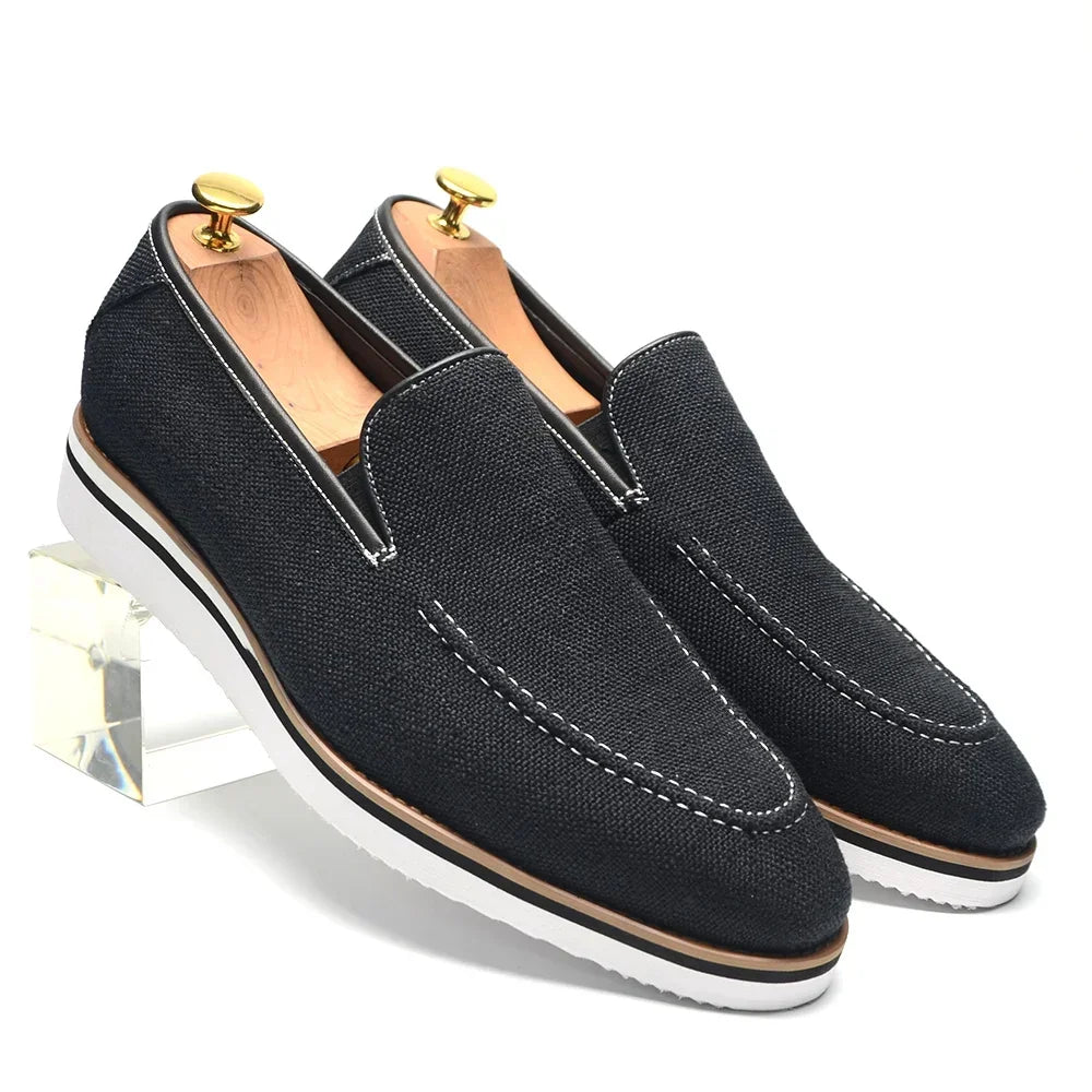 Casual Denim Cloth Men's Loafers