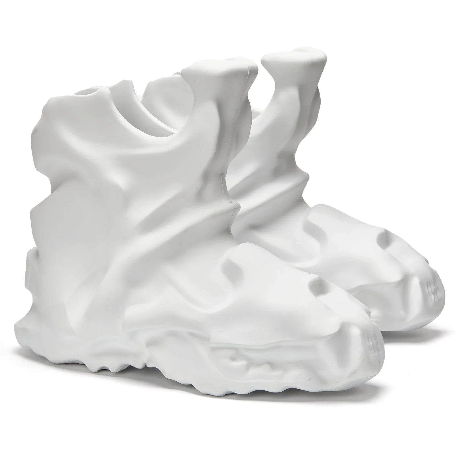 Goth Style Solid Abstract Boots