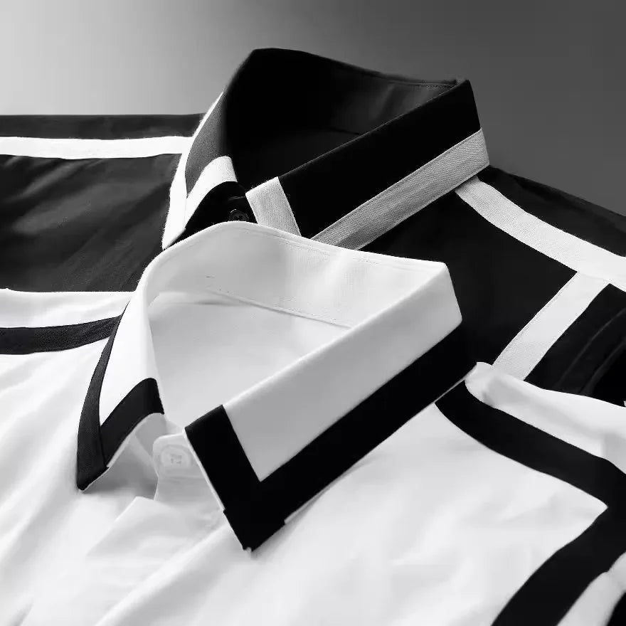 Personalized Design Spliced Men's Shirt