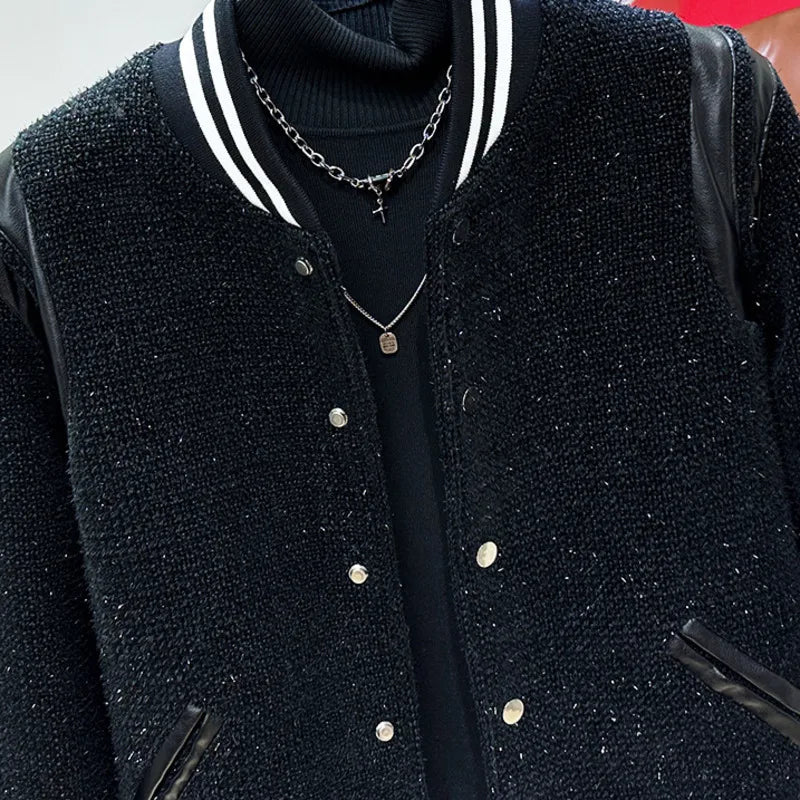 Bright Silk Tweed Patchwork Jacket