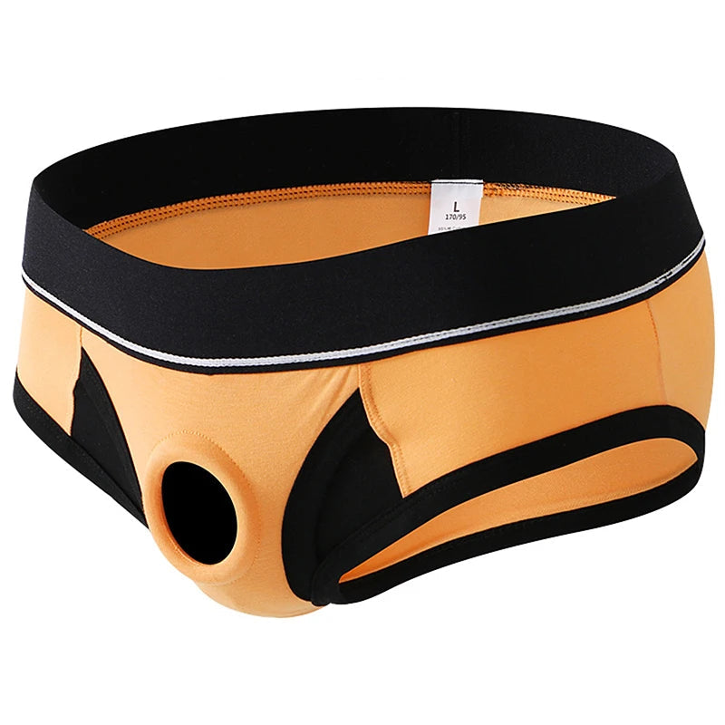 Sexy Silicone Hole Ring Brief