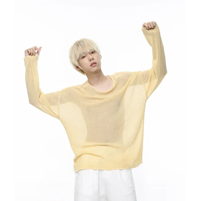 Solid Summer Long Sleeve T-Shirt