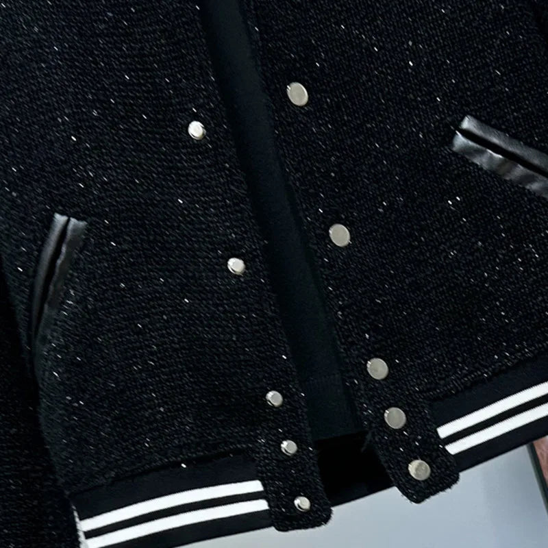 Bright Silk Tweed Patchwork Jacket