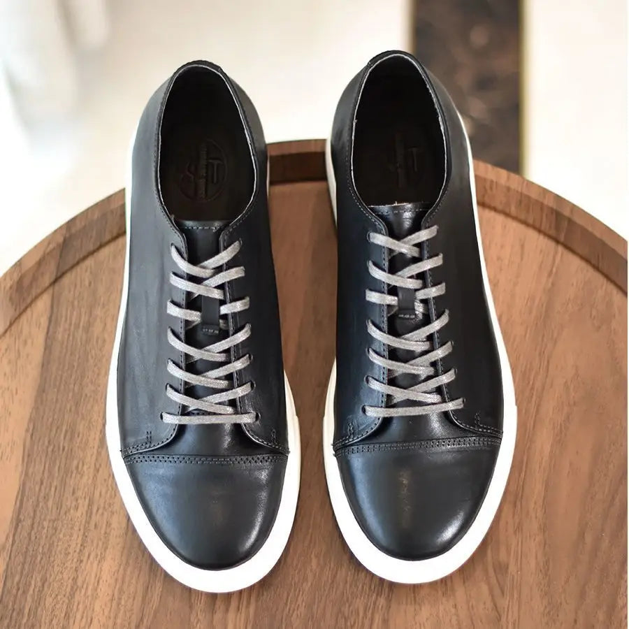 Top Layer Genuine Leather Sneakers
