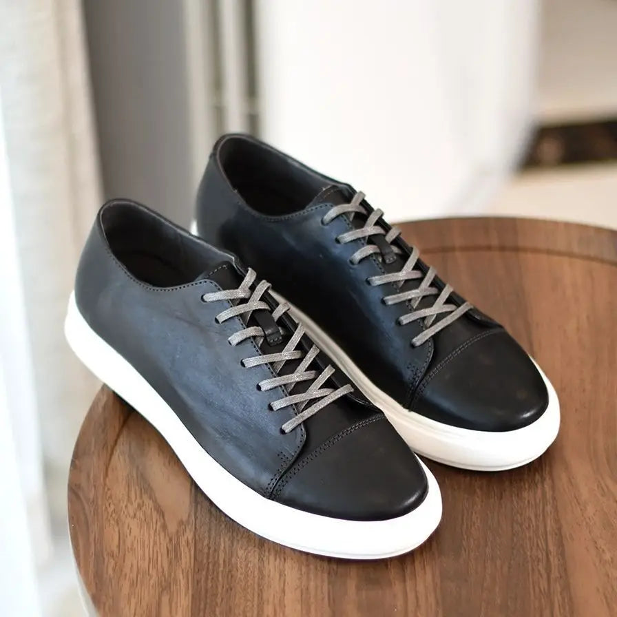 Top Layer Genuine Leather Sneakers