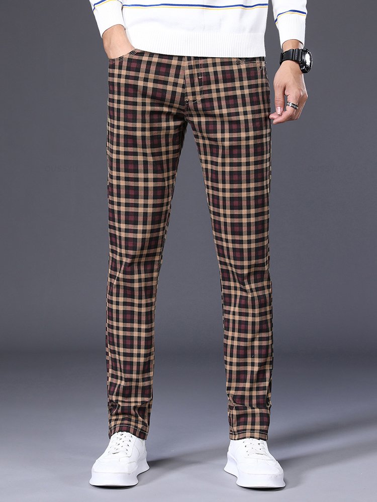 Classics Plaid Regular Straight Pants