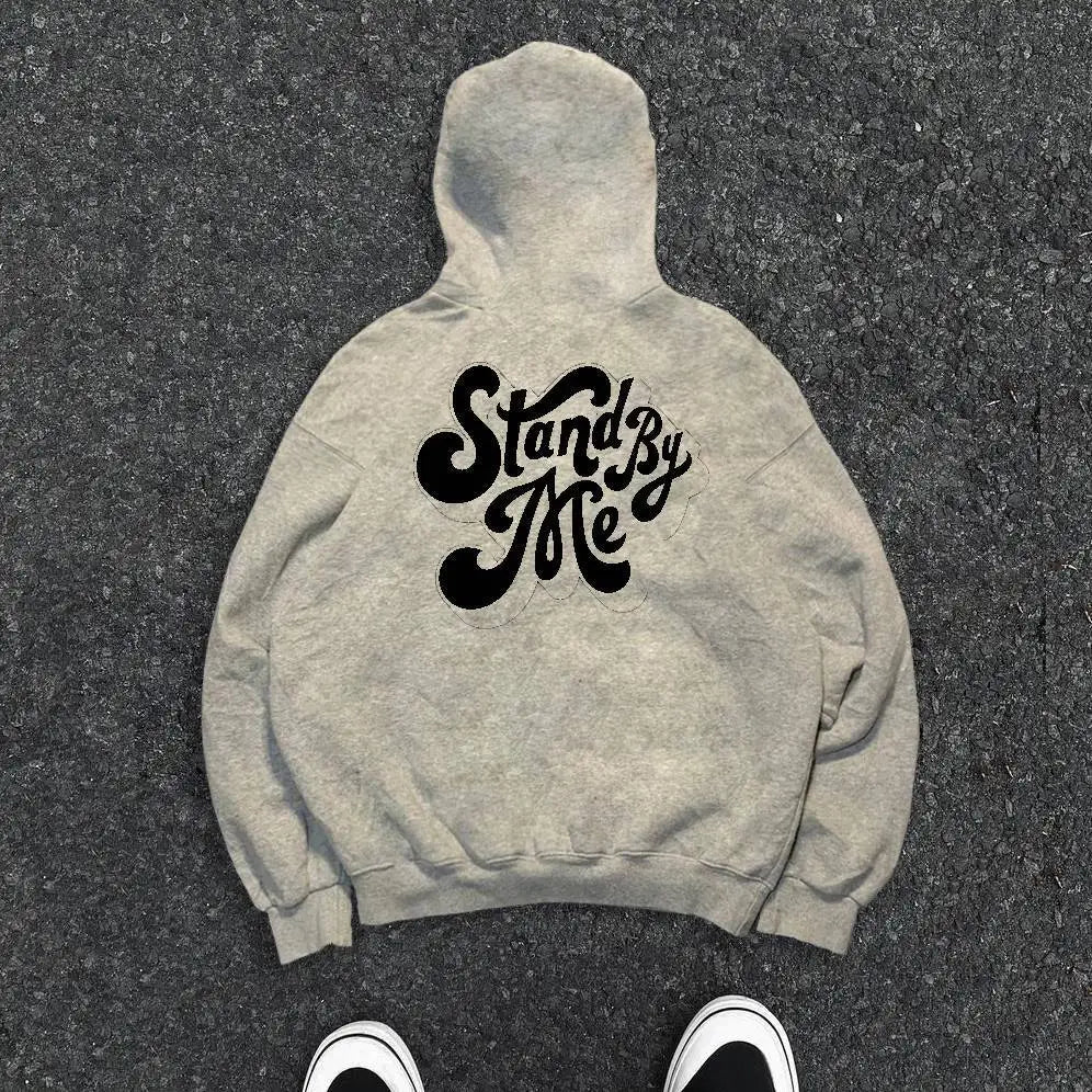 Cotton Letters Print Design High Street Hoodie