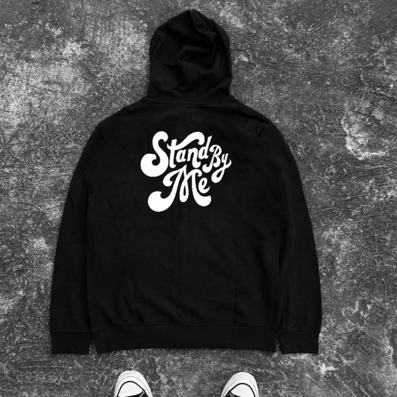 Cotton Letters Print Design High Street Hoodie