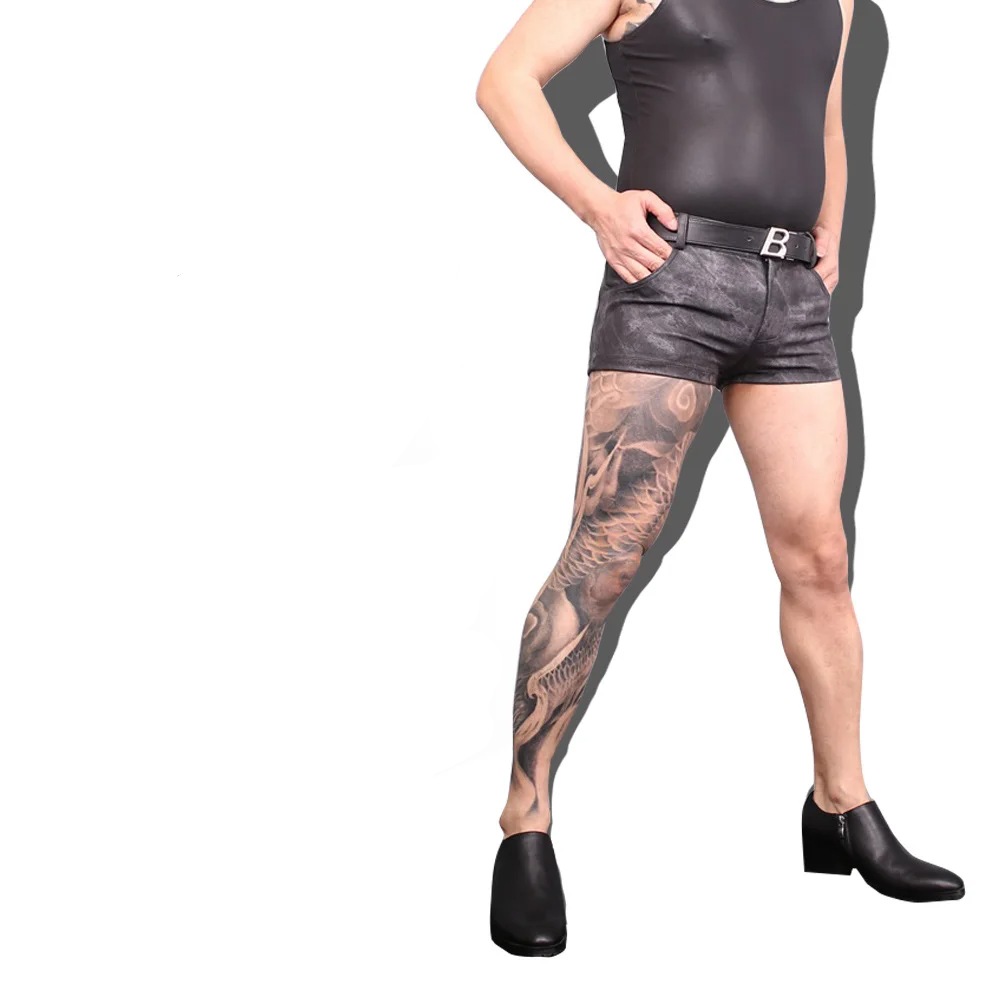 Casual Tight Leopard Printed Shorts