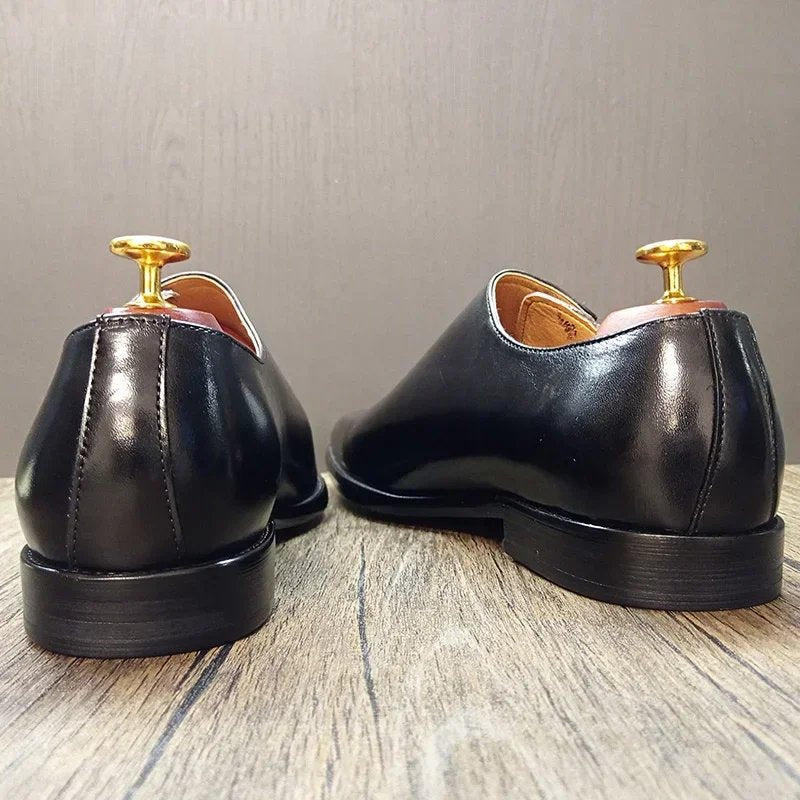 Black Polished Formal Leather Shoes