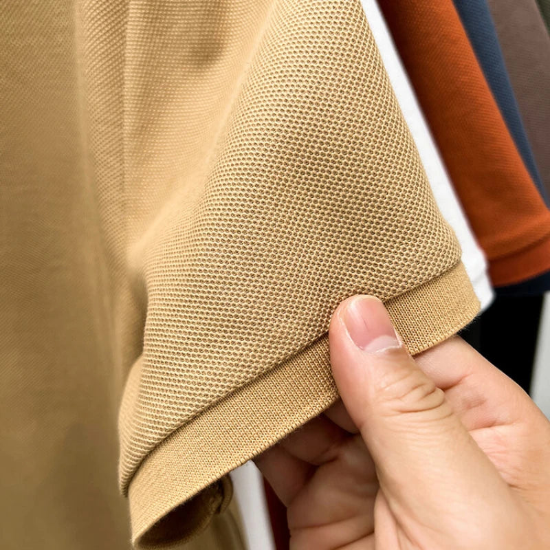 Casual Summer Cotton Breathable Polo Shirt