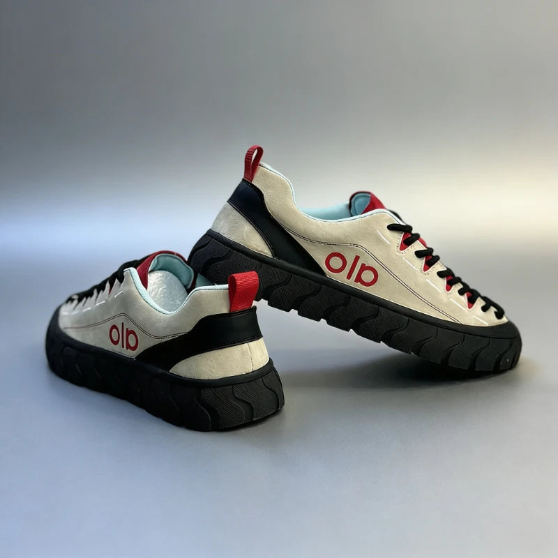 Suede Chunky Thick Sole Sneakers