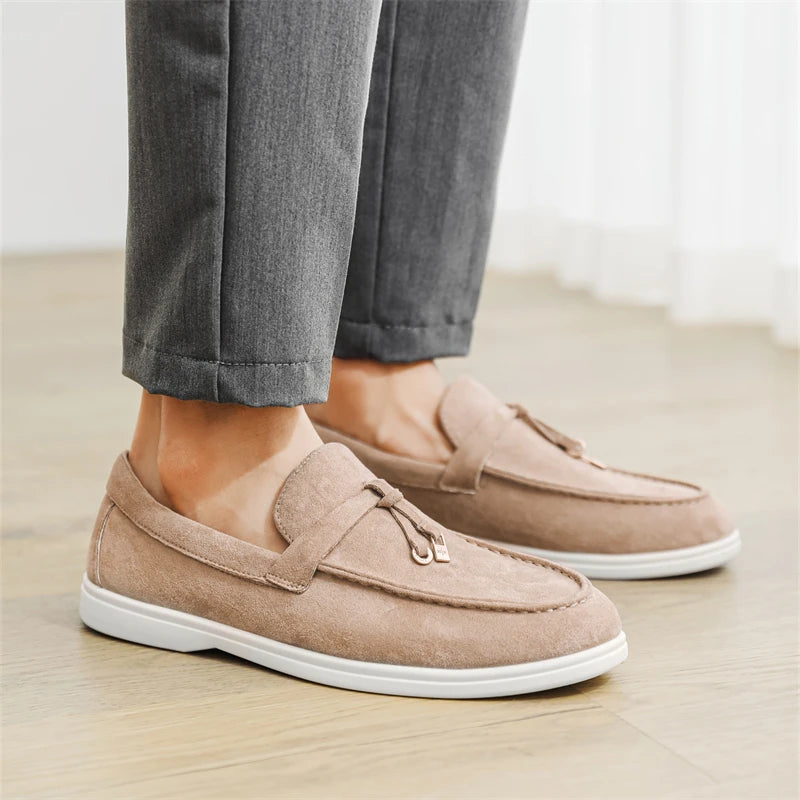 Casual PU Leather Solid Loafers