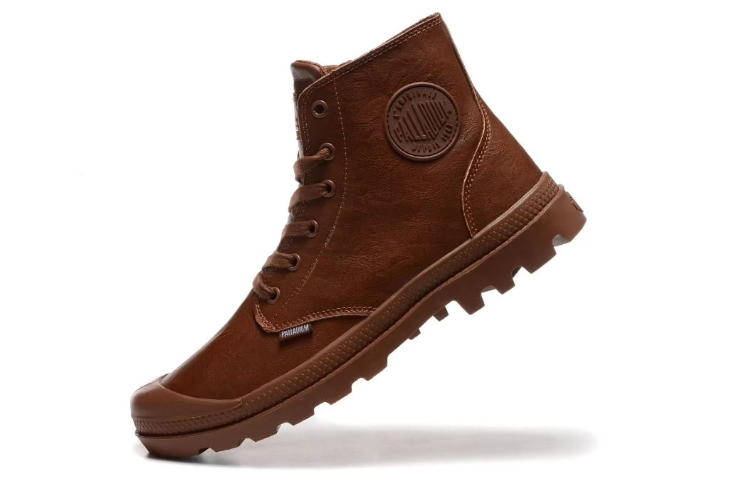 High Top Lace-Up Combat Boots