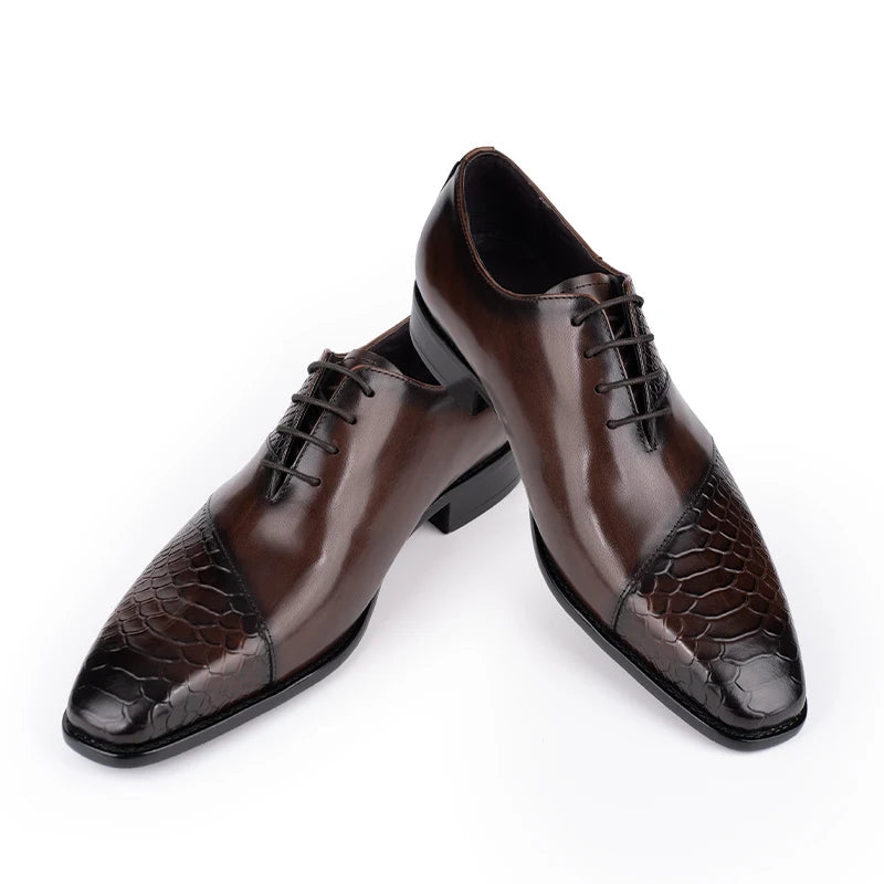 Exclusive Snake Detail Dress Shoes