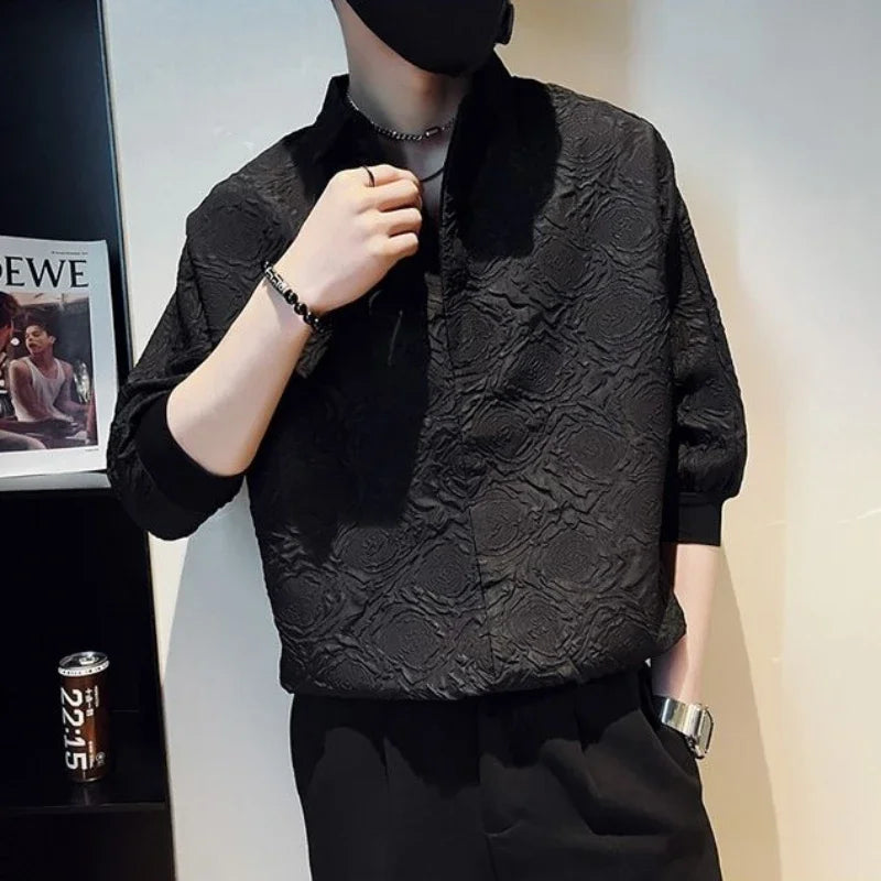 Geometric Graphic Half Sleeve Shirt