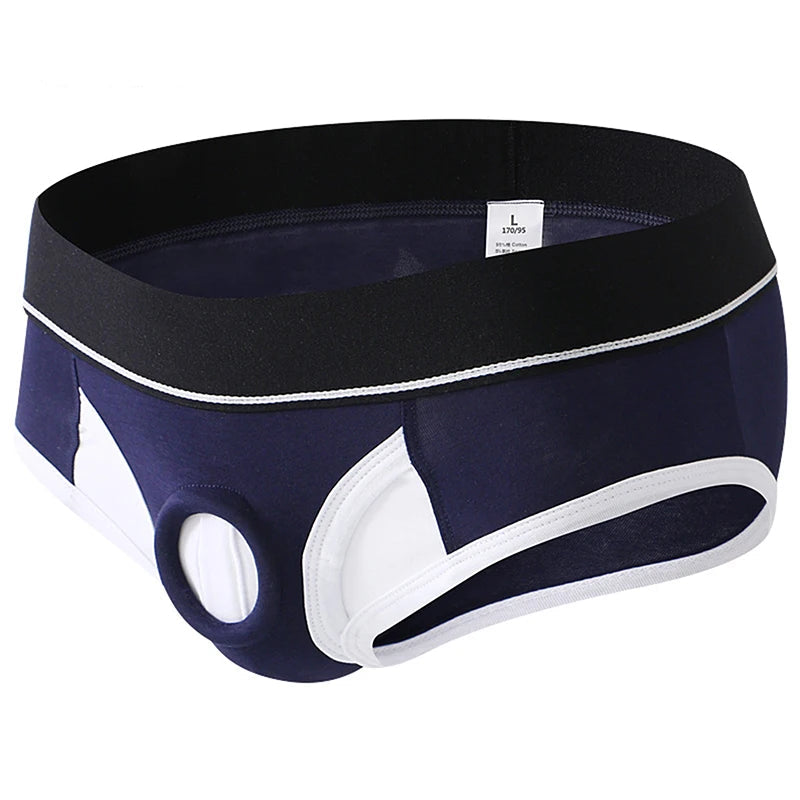 Sexy Silicone Hole Ring Brief