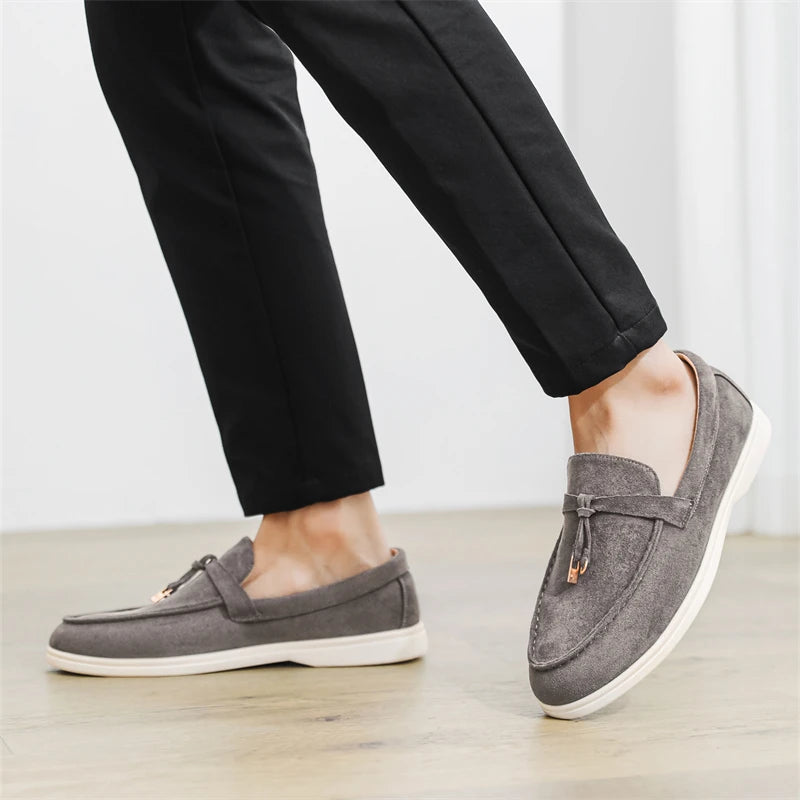 Casual PU Leather Solid Loafers