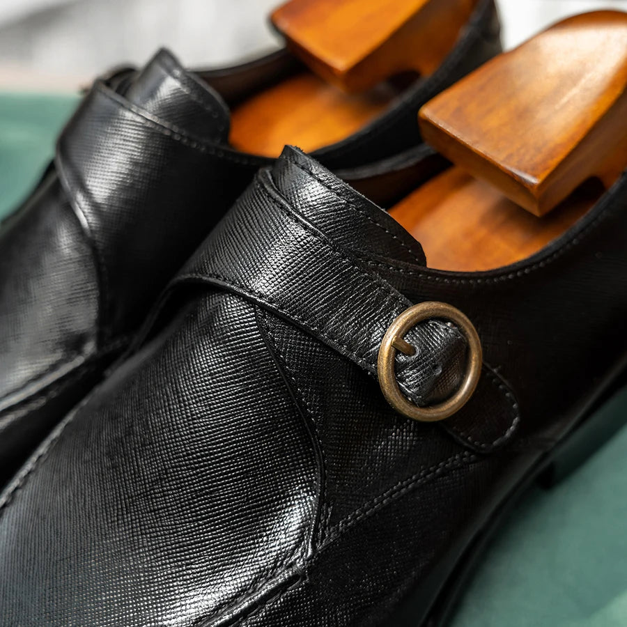 Single Monk Strap Dress Shoes