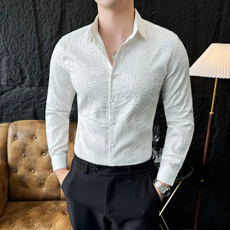 Fashion Folding Design Elegant Shirt