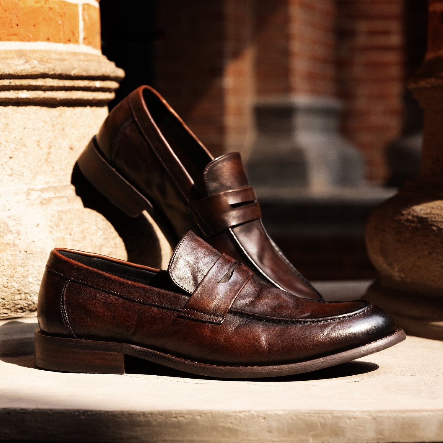 Comfortable Soft Sole Low-Cut Leather Loafers
