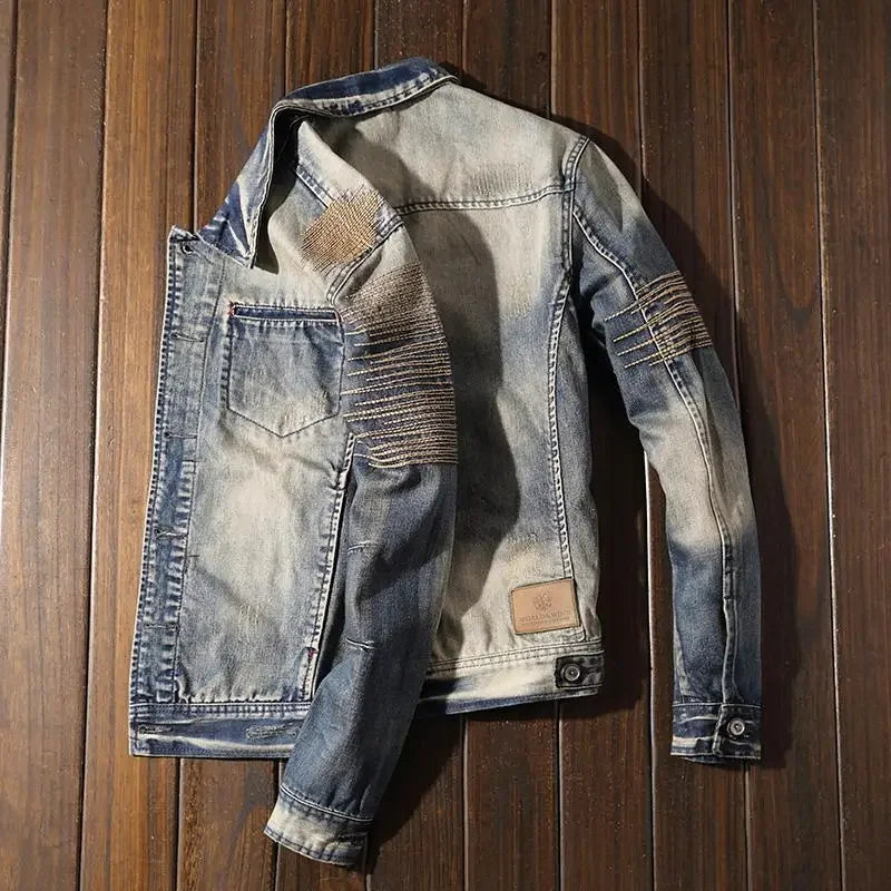 Vintage Style Casual Denim Jacket