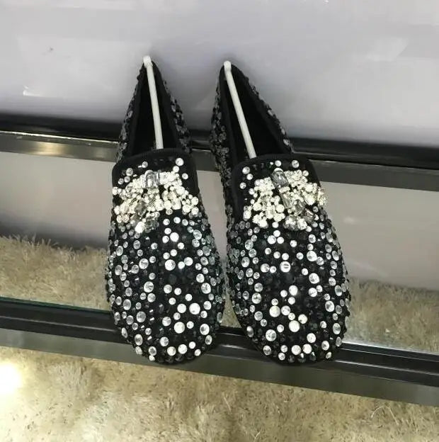 Luxury Rhinestone Style Men's Shoes