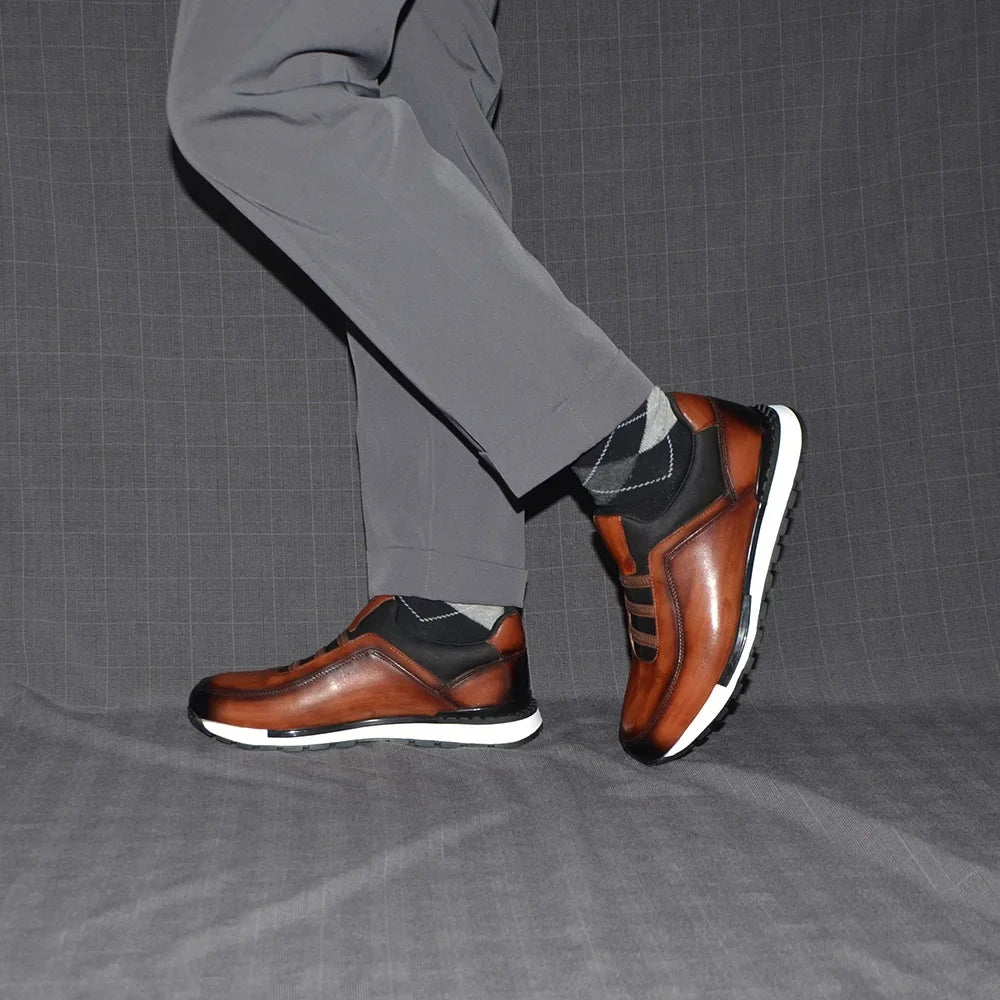 Classic Casual Genuine Leather Slip-On Shoes