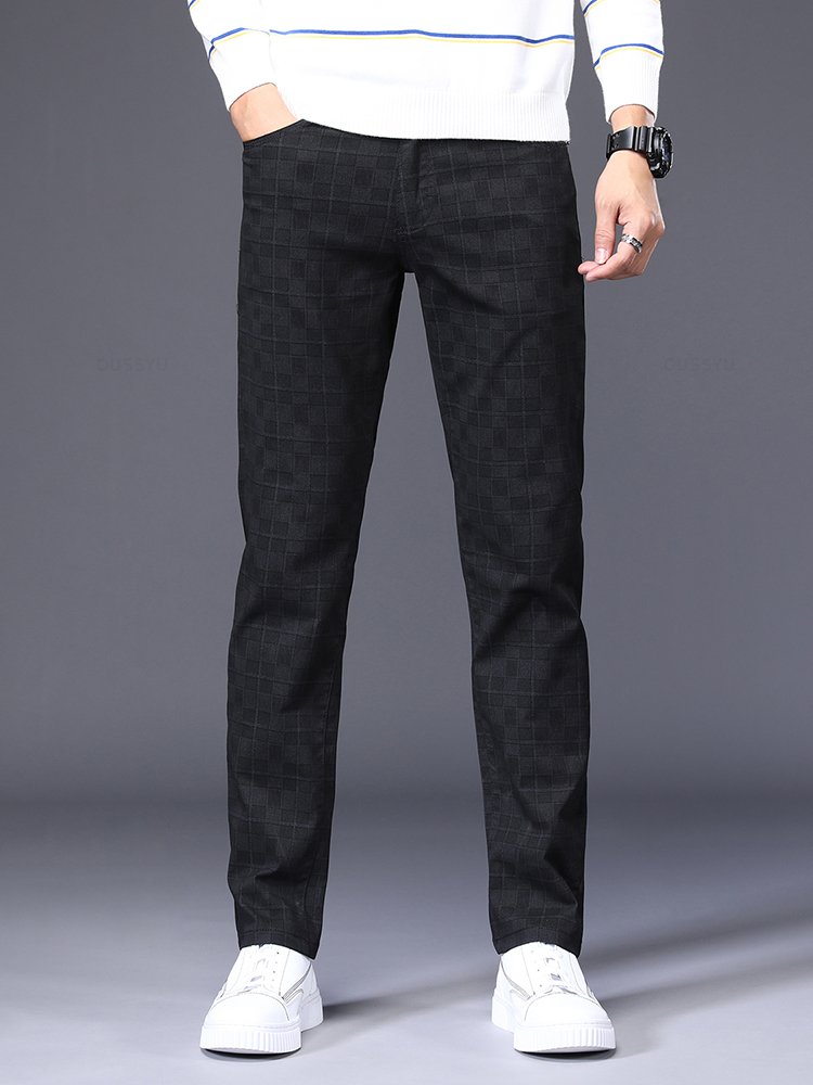 Classics Plaid Regular Straight Pants