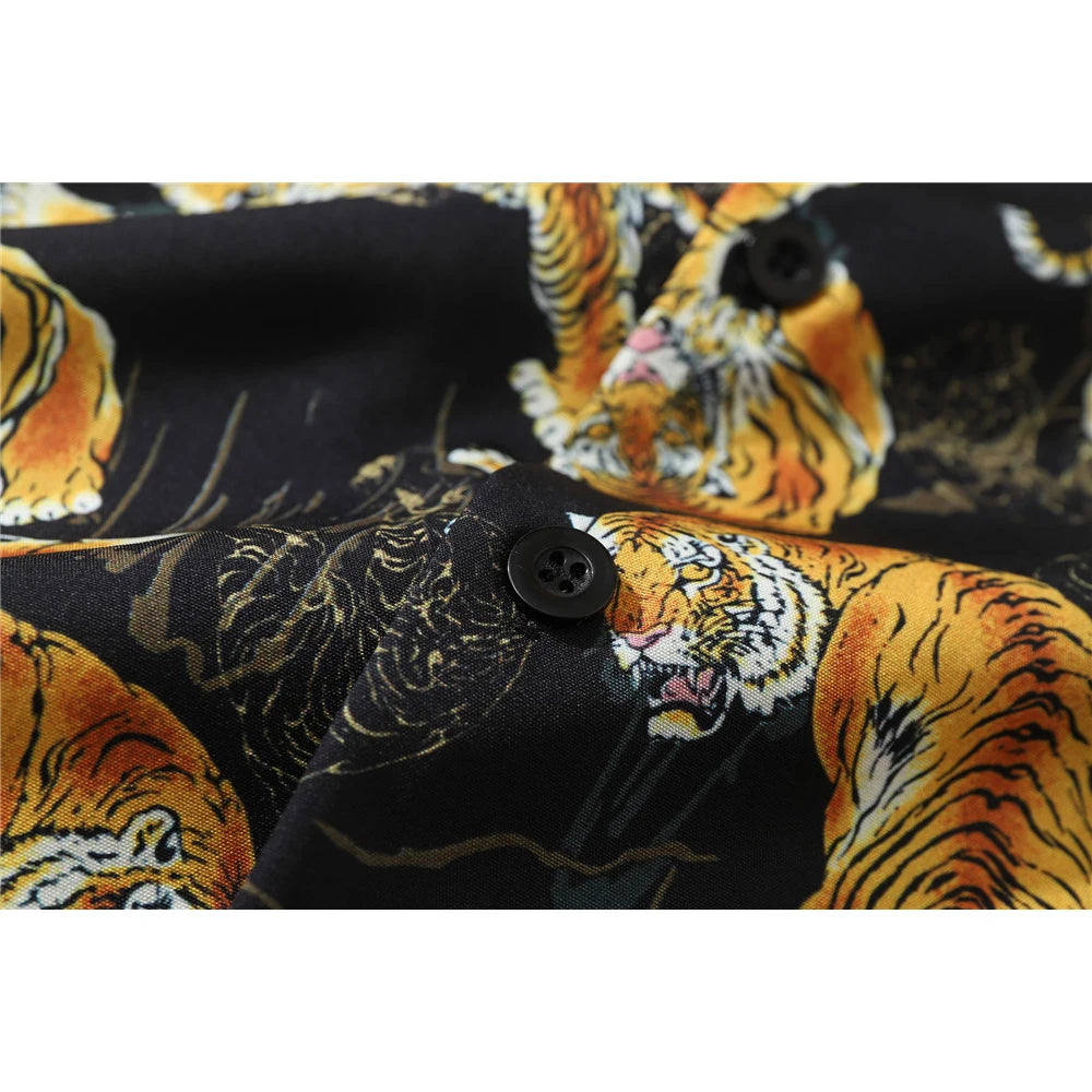 Dark Icon Tiger Print Shirt