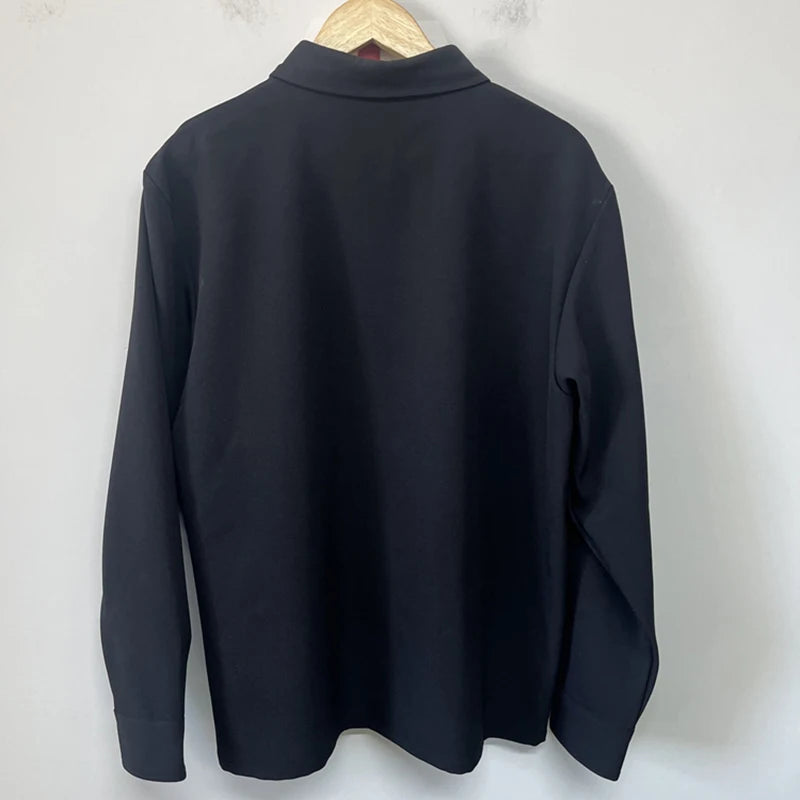 Two-Birds Embroidery Black Shirt