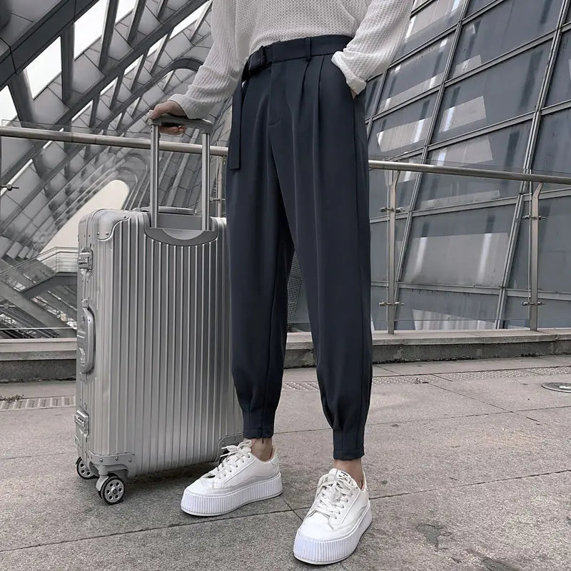 Casual Comfort Slim Tapered Trousers
