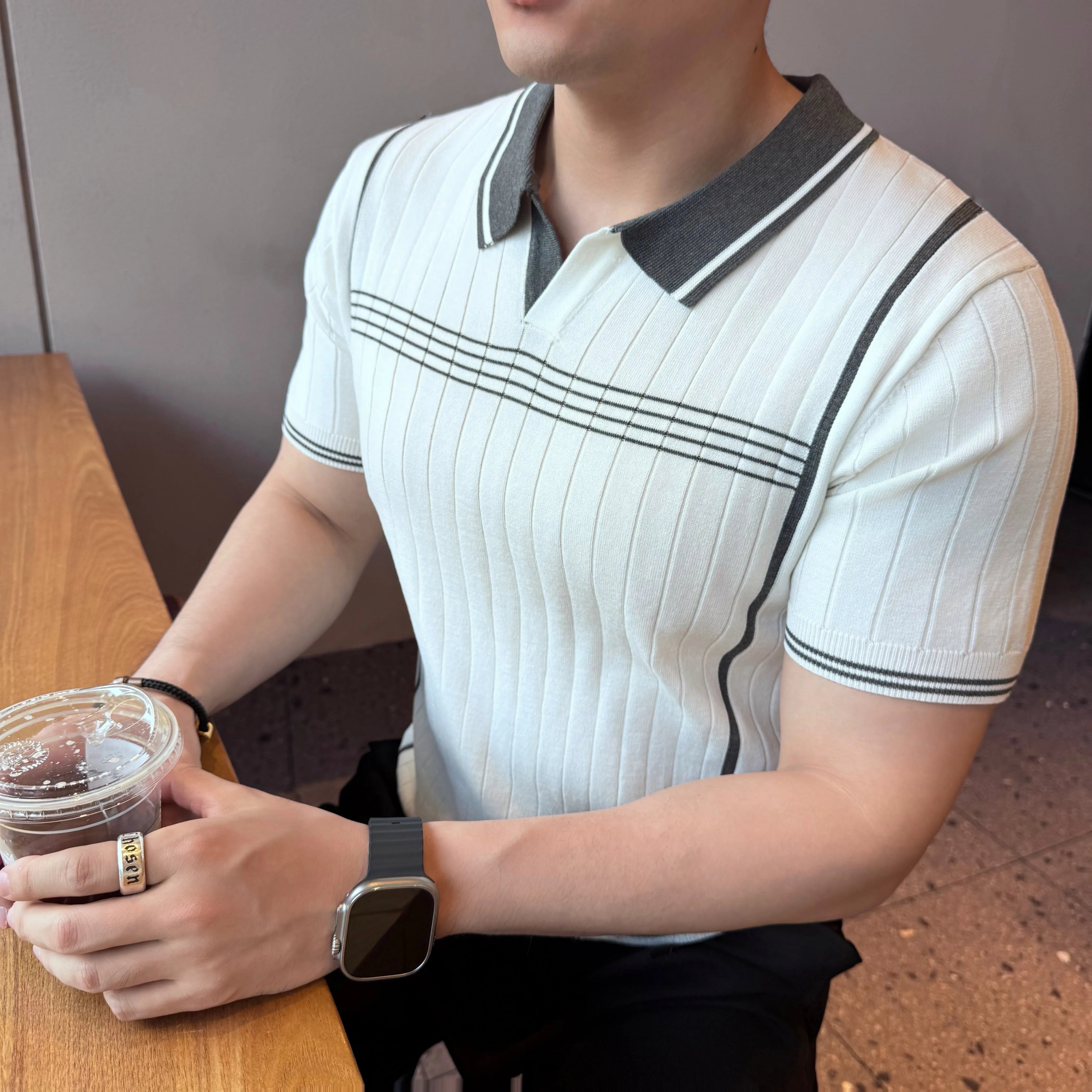 Slim Fit Casual Style Polo Shirt