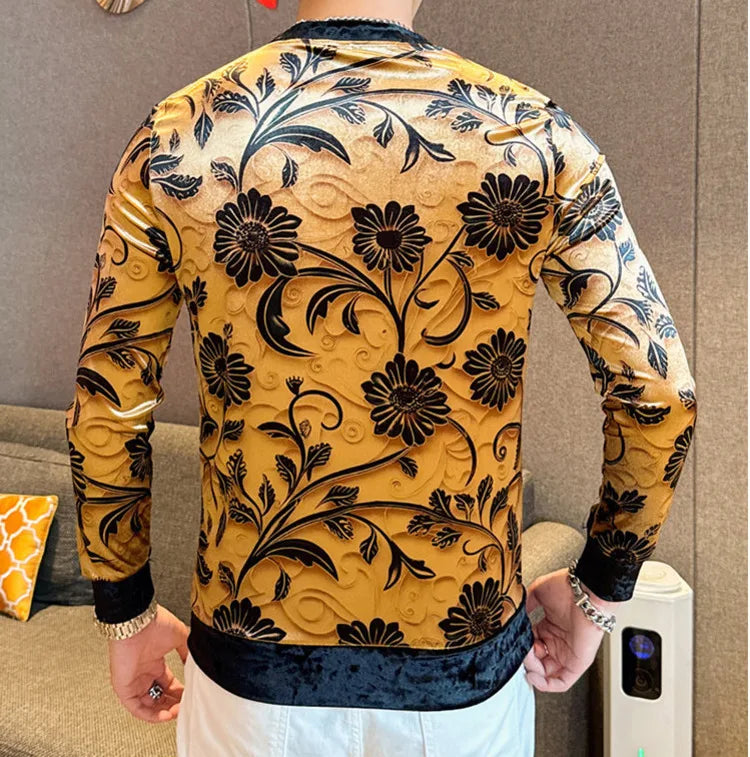 Casual Printed Rhinestone Letter T-Shirt