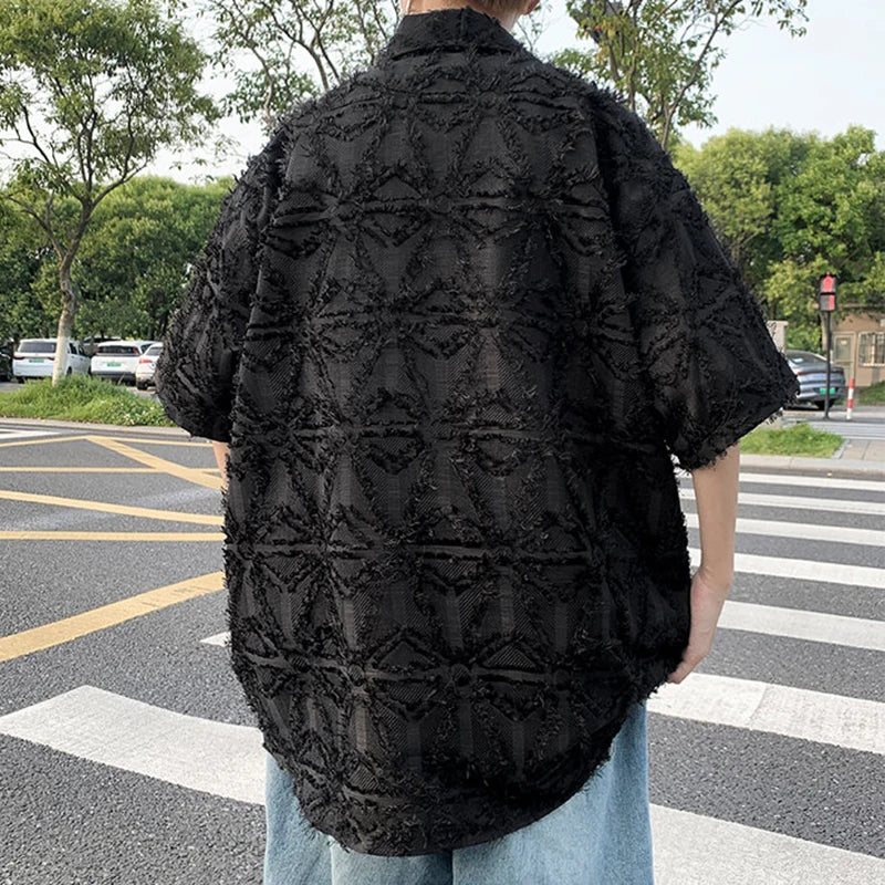 Chinese Style Tassel Short Sleeved Shirt