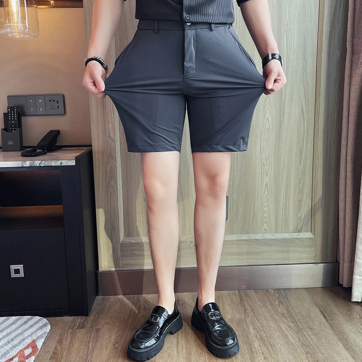 Simple Casual Breathable Chino Shorts