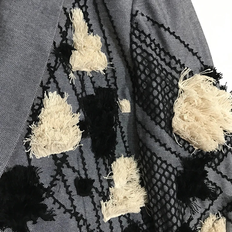 Patchwork Texture Design Niche Men's Blazer