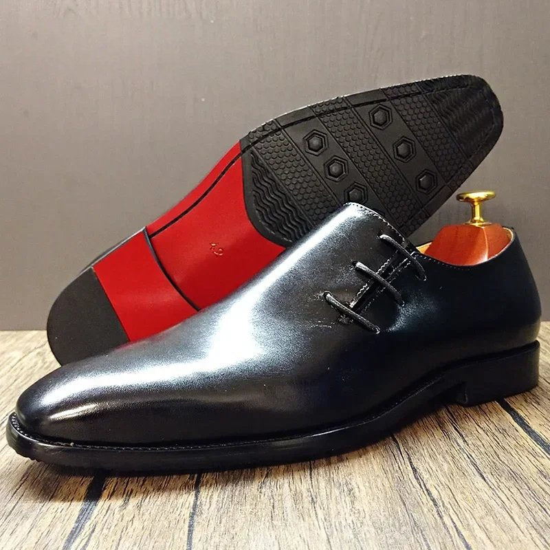 Black Polished Formal Leather Shoes