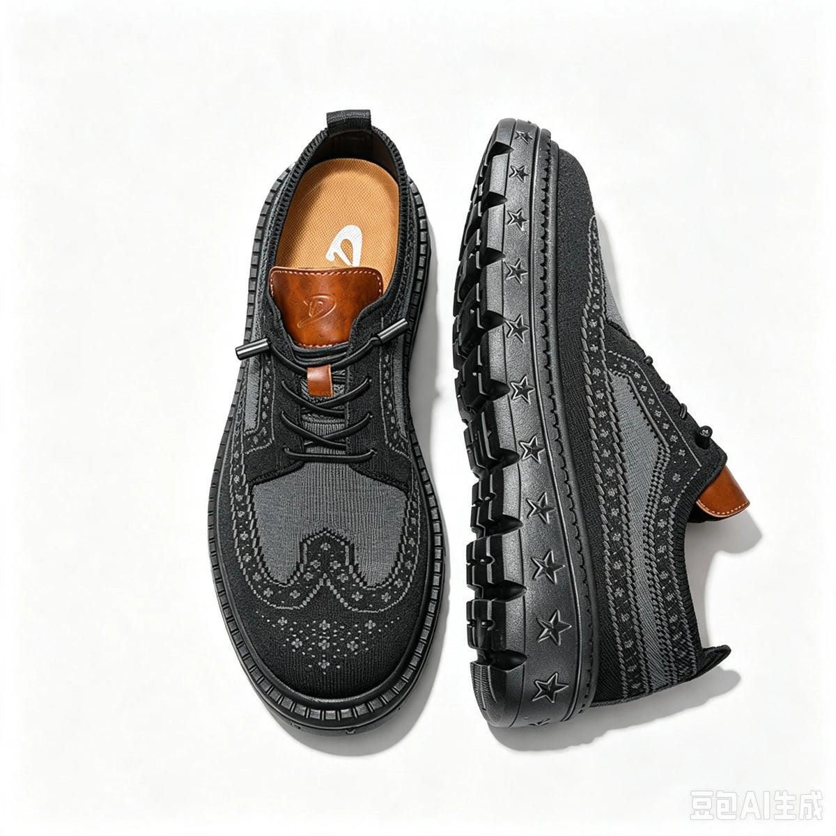 Casual Breathable Wingtip Brogue Sneakers