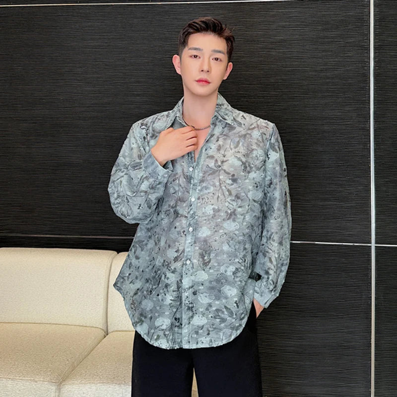 Printed Pattern Loose Casual Shirt