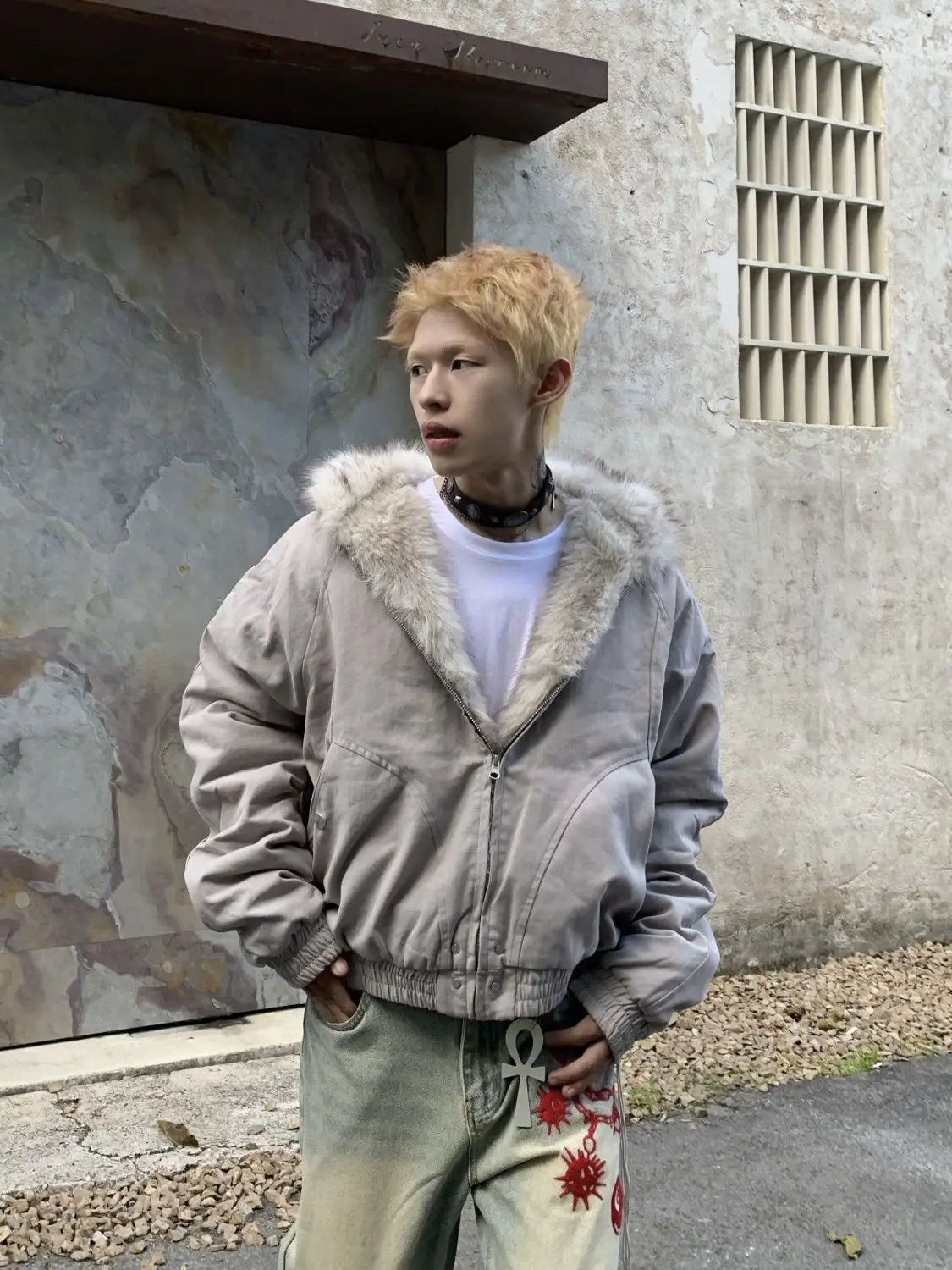 Retro Woolen Hooded Oversize Jacket